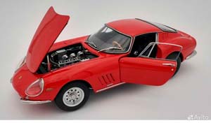 FERRARI F275 GTB/C RED 1:18 CMC — фото 4