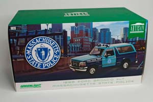 FORD BRONCO MASSACHUSETTS POLICE 1:18 GREENLIGHT — фото 10