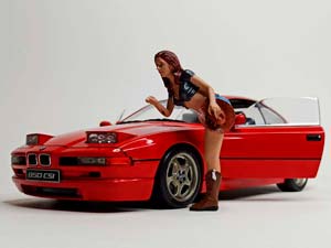BMW 850CSI E31 RED SOLIDO 1:18 — фото 6