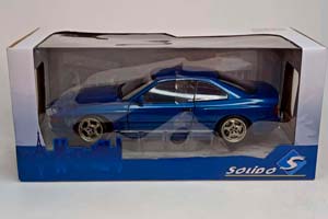 BMW 850CSI E31 BLUE SOLIDO 1:18 — фото 9