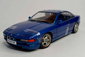 BMW 850CSI E31 BLUE SOLIDO 1:18