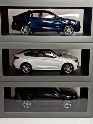 BMW X4 (F26) LMPERIAL BLUE 1:18 — фото 10