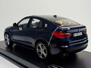 BMW X4 (F26) LMPERIAL BLUE 1:18 — фото 4