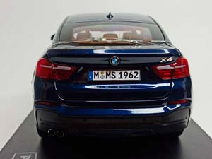 BMW X4 (F26) LMPERIAL BLUE 1:18 — фото 6
