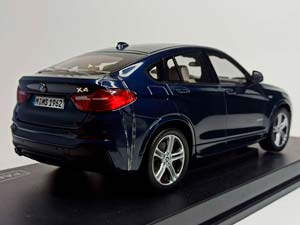 BMW X4 (F26) LMPERIAL BLUE 1:18 — фото 7