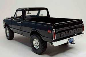 CHEVROLET K-10 4X4 1970 BLACK 1:18 ACME (GMP) — фото 3