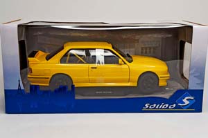 BMW M3 E30 YELLOW 1:18 SOLIDO — фото 10