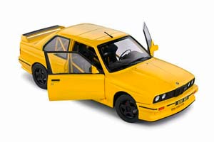 BMW M3 E30 YELLOW 1:18 SOLIDO — фото 3