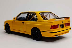 BMW M3 E30 YELLOW 1:18 SOLIDO — фото 5