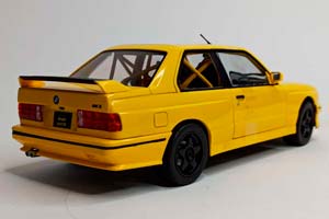 BMW M3 E30 YELLOW 1:18 SOLIDO — фото 7