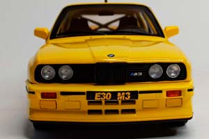 BMW M3 E30 YELLOW 1:18 SOLIDO — фото 2