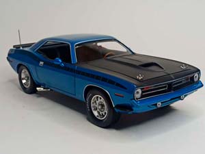 PLYMOUTH AAR CUDA 1970 AUTOWORLD 1:18 — фото 8