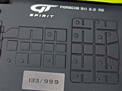 PORSCHE 911 3.0 RS 1:18 GT SPIRIT — фото 10