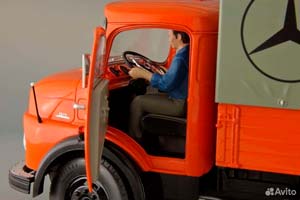 MERCEDES L911 PRITSCHEN ORANGE 1:18 SCHUCO — фото 4
