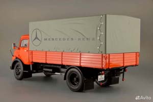 MERCEDES L911 PRITSCHEN ORANGE 1:18 SCHUCO — фото 6