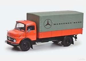MERCEDES L911 PRITSCHEN ORANGE 1:18 SCHUCO — фото 7