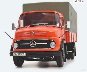 MERCEDES L911 PRITSCHEN ORANGE 1:18 SCHUCO — фото 2