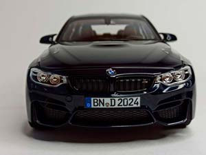 BMW M3 COMPETITION 2017 NOREV BLUE 1:18 — фото 8