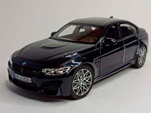 BMW M3 COMPETITION 2017 NOREV BLUE 1:18 — фото 9