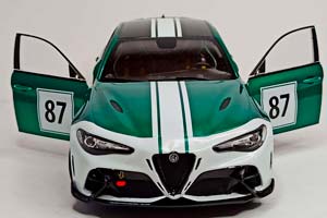 ALFA ROMEO GIULIA GTAM NURBURGRING 2021 SOLIDO 1:18 — фото 2