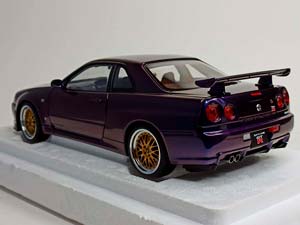 NISSAN SKYLINE GT-R (R34) V-SPEC II BBS 1:18 — фото 3