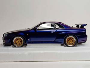 NISSAN SKYLINE GT-R (R34) V-SPEC II BBS 1:18 — фото 4