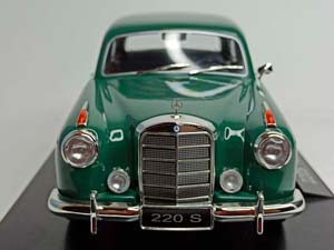 MERCEDES 220 S 1954 GREEN 1:18 KK SCALE — фото 9