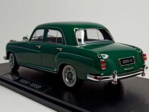 MERCEDES 220 S 1954 GREEN 1:18 KK SCALE — фото 2