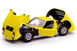 LAMBORGHINI MIURA SVR YELLOW 1:18 KYOSHO — фото 3