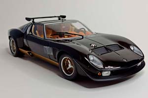 LAMBORGHINI MIURA SVR BLACK 1:18 KYOSHO — фото 2