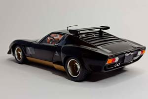 LAMBORGHINI MIURA SVR BLACK 1:18 KYOSHO — фото 3