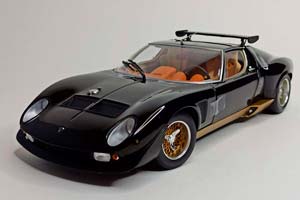 LAMBORGHINI MIURA SVR BLACK 1:18 KYOSHO