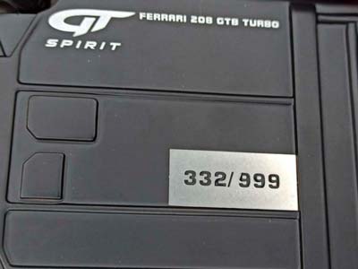 FERRARI 208 GTB TURBO 1:18 GT SPIRIT — фото 10
