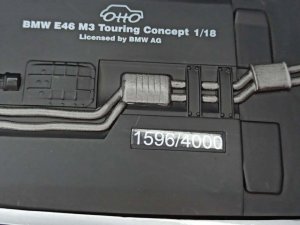 BMW M3 E46 TOURING 1:18 OTTOMOBILE — фото 9