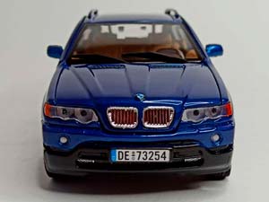 BMW X5 E53 BLUE 1:24 MOTORMAX — фото 8