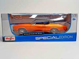 CHEVROLET CHEVELLE SS 454 1971 MAISTO 1:18 — фото 8