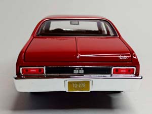 CHEVROLET NOVA SS 1970 RED 1:18 MAISTO — фото 4