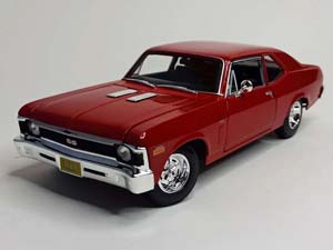 CHEVROLET NOVA SS 1970 RED 1:18 MAISTO