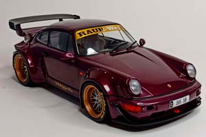 PORSCHE 911 (964) RWB 2022 HEKIGYOKU 1:18 — фото 3