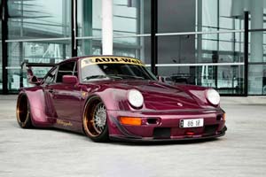 PORSCHE 911 (964) RWB 2022 HEKIGYOKU 1:18 — фото 2