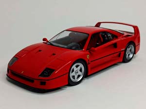 FERRARI F40 1987 RED 1:18 KK SCALE — фото 3
