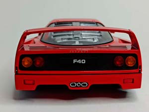 FERRARI F40 1987 RED 1:18 KK SCALE — фото 5