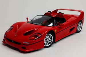 FERRARI F50 CABRIO 1995 RED 1:18 KK SCALE