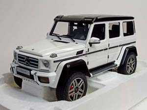 MERCEDES G500 4X4 2016 WHITE 1:18 AUTOART