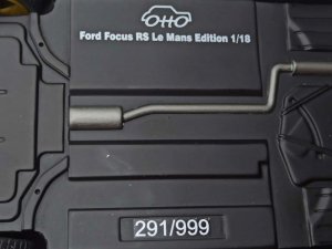 FORD FOCUS MK2 RS LE MANS BLACK 1:18 OTTO — фото 8