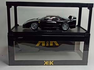 FERRARI F40 1987 BLACK 1:18 KK SCALE — фото 10