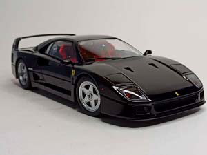 FERRARI F40 1987 BLACK 1:18 KK SCALE — фото 6