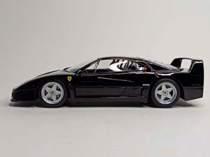 FERRARI F40 1987 BLACK 1:18 KK SCALE — фото 8