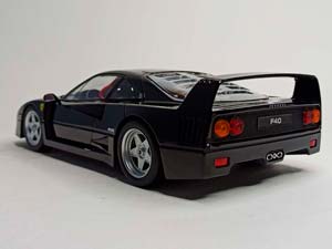 FERRARI F40 1987 BLACK 1:18 KK SCALE — фото 2