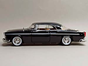 CHRYSLER 300C 1955 BLACK 1:24 MOTORMAX — фото 5
